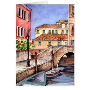 Venedig - Pen & Wash Wasserfarbe