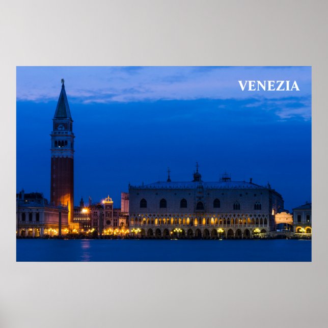 Venedig Poster mit San Marco Platz (Vorne)