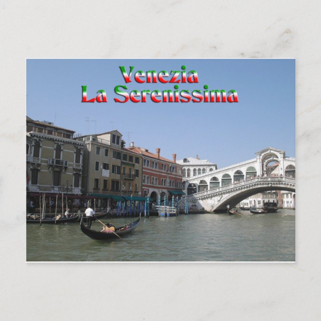 Venedig Postkarte (Vorderseite)