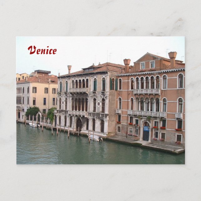 Venedig Postkarte (Vorderseite)
