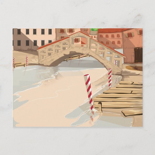 Venedig Postkarte (Vorderseite)