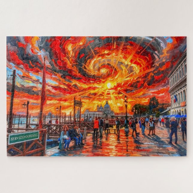Venedig Redux: Galerie Edition Solar Vortex Puzzle (Horizontal)