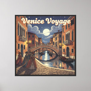 Venedig Reise Retro Leinwanddruck