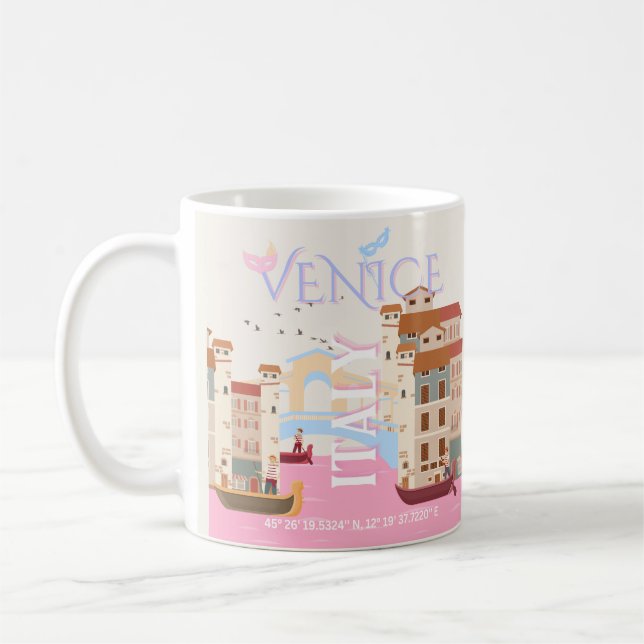 Venedig Reisen Kunst, Italien, Reisen Kunst Kaffeetasse (Links)