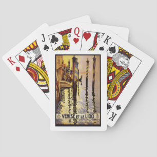Venedig-Reiseposter Spielkarten