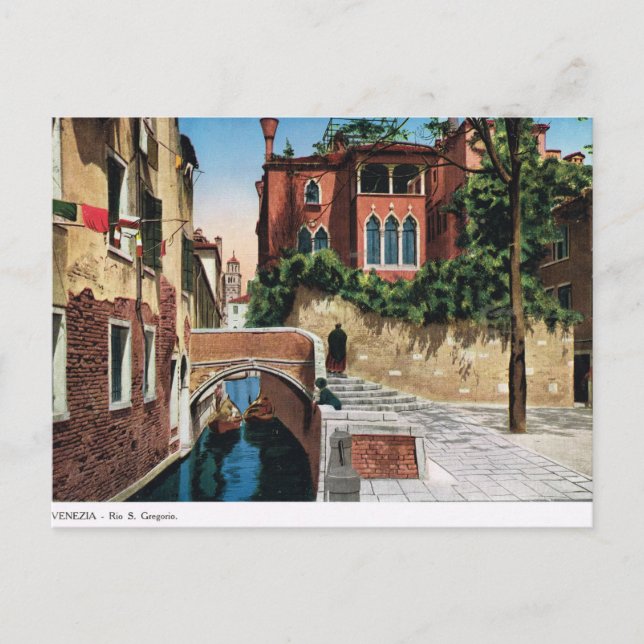 Venedig, Replik Vintage Postkarte 1910 (Vorderseite)