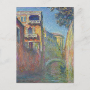 Venedig, Rio de Santa Salute von Claude Monet Postkarte