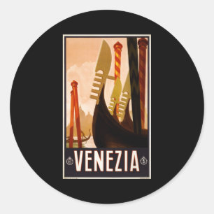 Venedig Runder Aufkleber