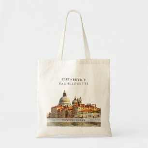 Venedig Skyline Aquarell Junggesellinnenabschied Tragetasche