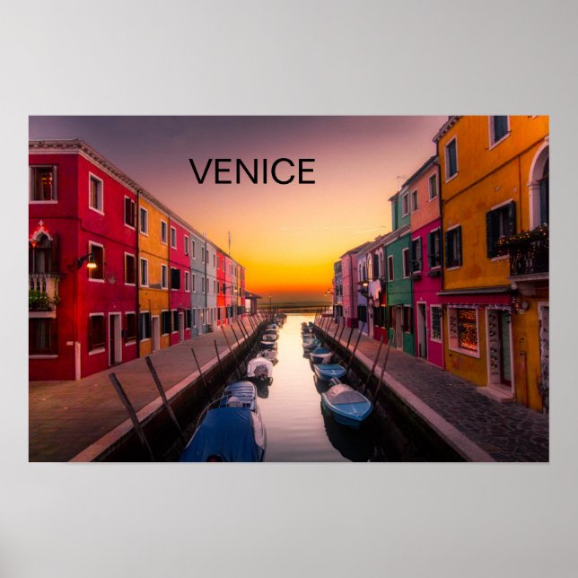 Venedig Sommer Poster (Vorne)