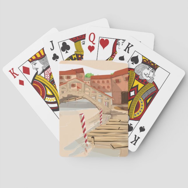 Venedig Spielkarten (Rückseite)