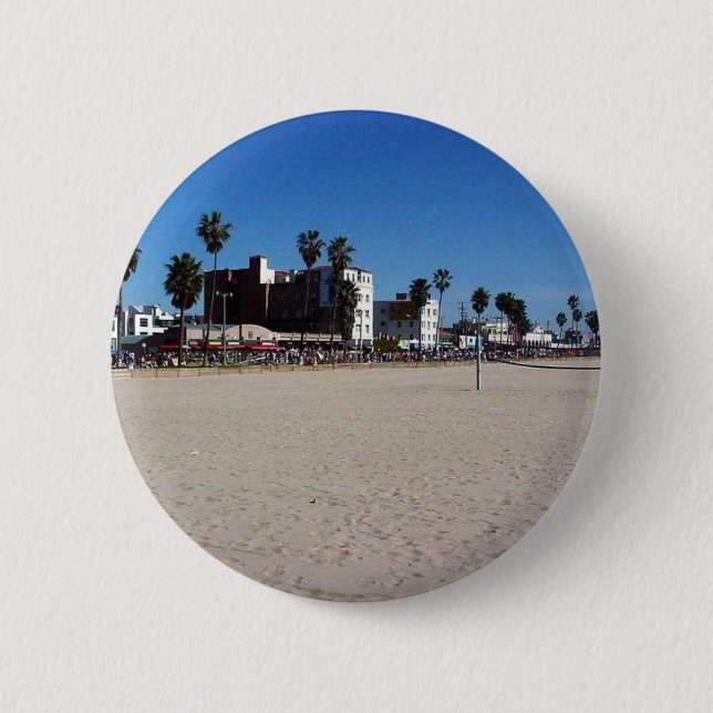 Venedig-Strand Button (Vorderseite)