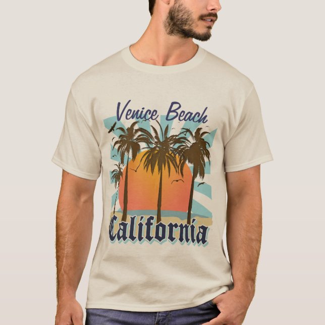 Venedig-Strand Kalifornien T-Shirt (Vorderseite)