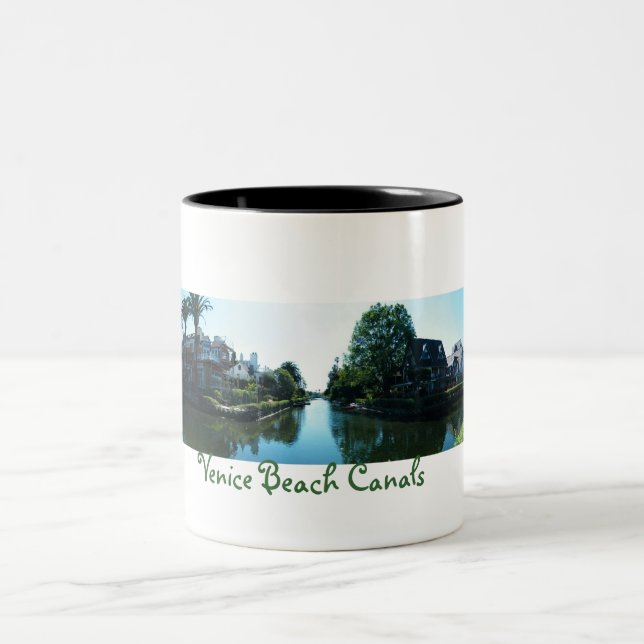 Venedig-Strand-Tasse Zweifarbige Tasse (Mittel)