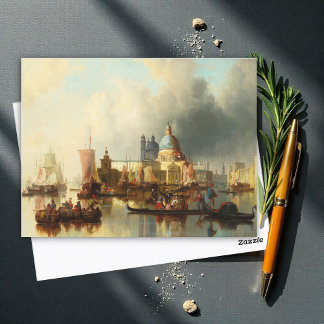 Venedig - Trubel Postkarte