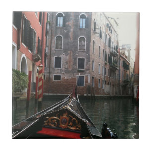 Venedig über Gondel Fliese