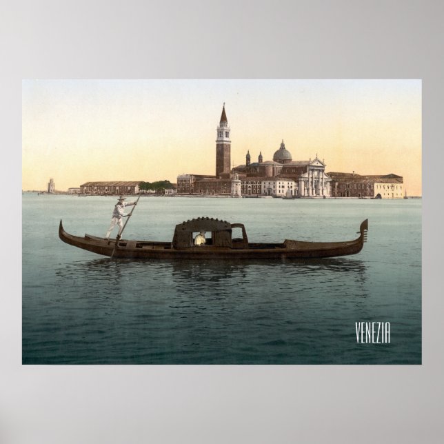 Venedig um 1900 poster (Vorne)