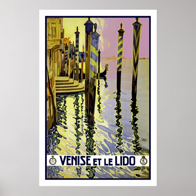 Venedig und Lido Poster (Vorne)