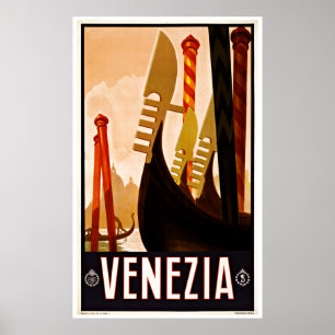 Venedig Venedig Italien - Vintage Travel Posters Poster