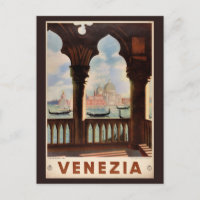 Venedig Venezia Vintage Reiseplaner restauriert