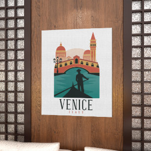 Venedig Vintage Reise Poster