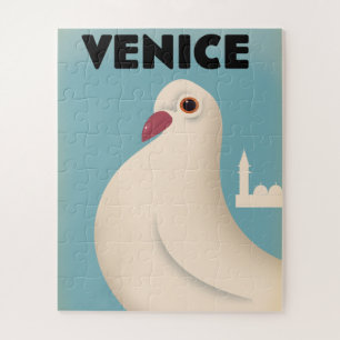 Venedig Vintage Reiseposter Puzzle