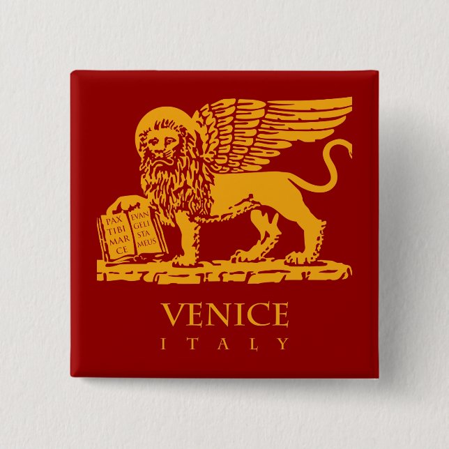Venedig-Wappen Button (Vorderseite)