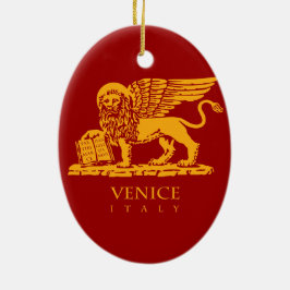 Venedig-Wappen Keramikornament