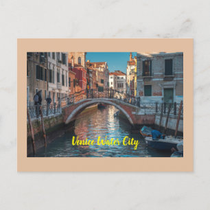 Venedig Wasser Stadt Rom Postkarte
