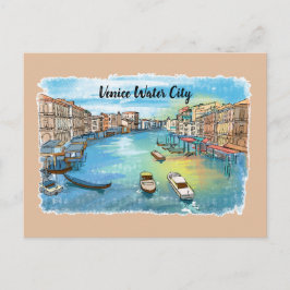 Venedig Wasserstadt Rom Postkarte