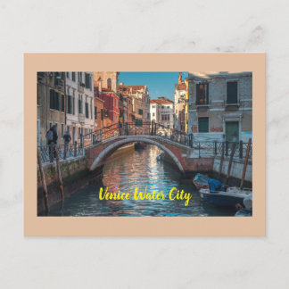 Venedig Wasserstadt von Rom Postkarte