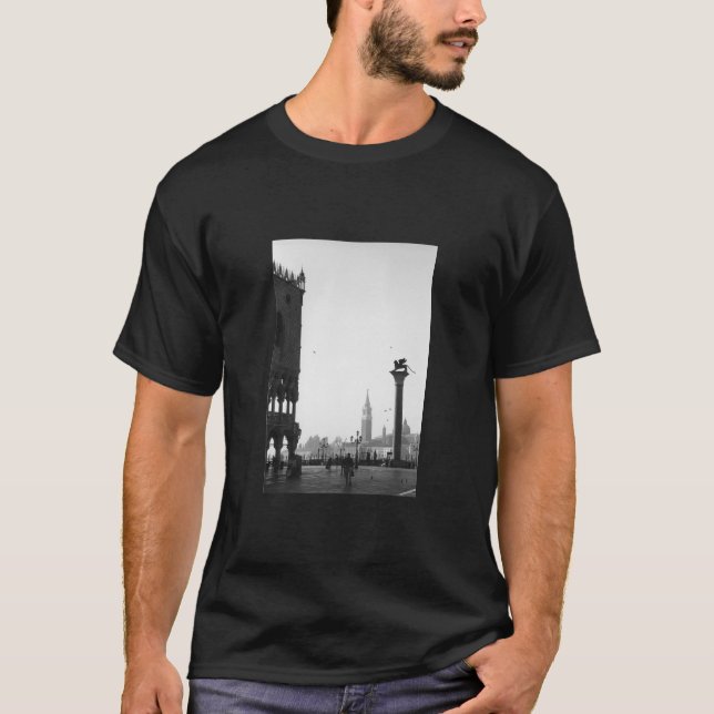 Venedig Winged Löwe-St Mark quadratischen T - T-Shirt (Vorderseite)