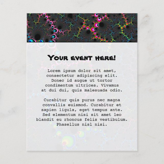 Venen - Fraktal Art Flyer (Vorne)