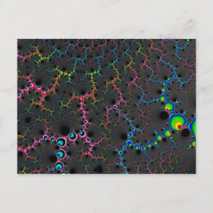 Venen - Fraktal Art Postkarte