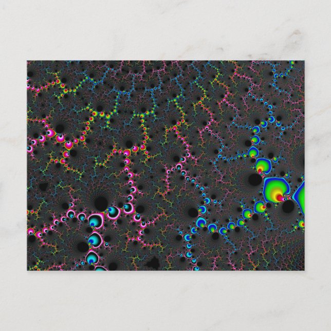 Venen - Fraktal Art Postkarte (Vorderseite)