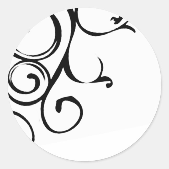 Venenausführung Runder Aufkleber (Vorderseite)