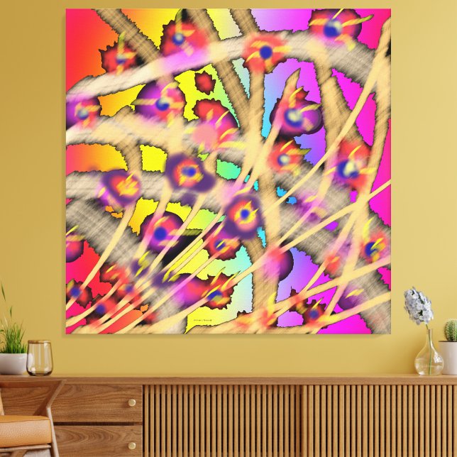 Venenblume Leinwanddruck (Insitu (Wohnzimmer))