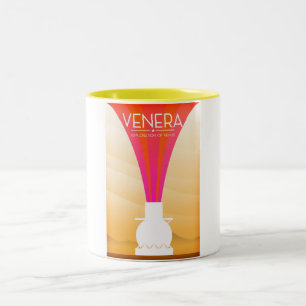 Venera-Exploration der Venus Zweifarbige Tasse