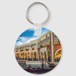 Venetian Las Vegas Gondola Canal Architecture Schlüsselanhänger
