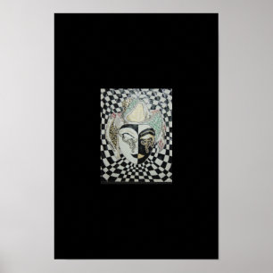 Venetian mask poster