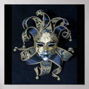 Venetian mask poster