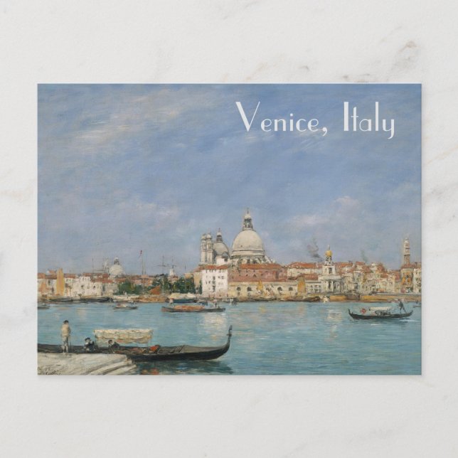 Venetian Serenity: The Grand Canal Postcard Postkarte (Vorderseite)