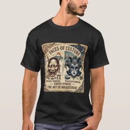 Venetianisch-japanisches Masken-künstlerisches T-S T-Shirt