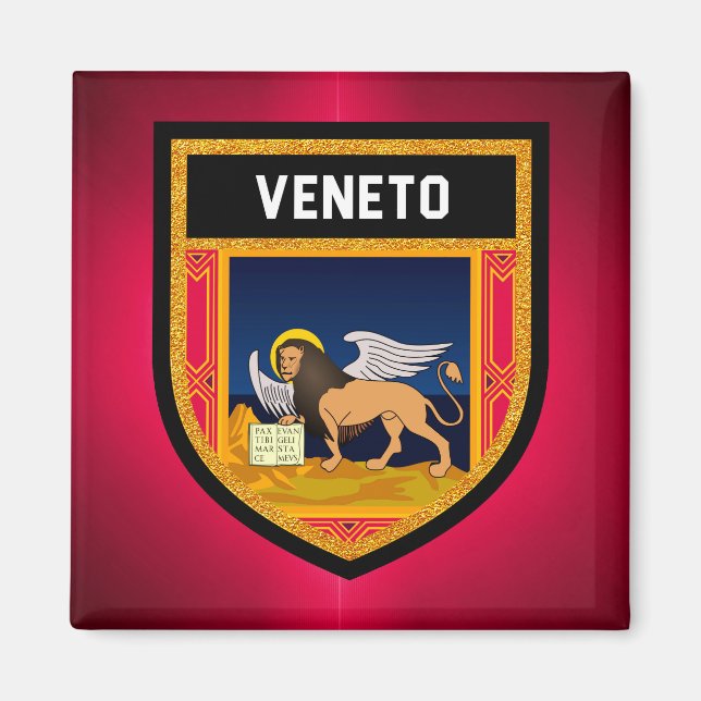 Veneto-Flagge Magnet (Vorne)