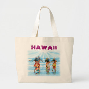 Venette PEC Hula Tänzer J, HAWAII Jumbo Stoffbeutel