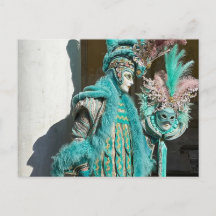 Venezia Carnivale Spektakulärer Feathered Man
