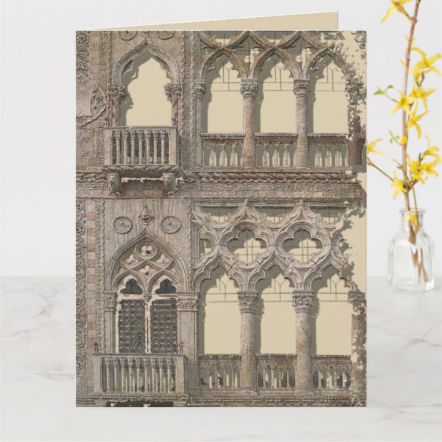 Venezia D'Oro Karte (Gelbe Blume)