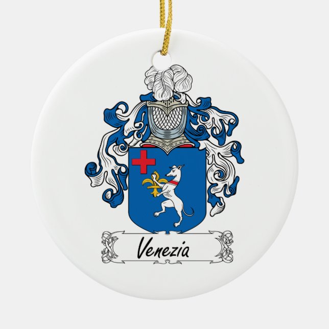 Venezia Familienwappen Keramikornament (Vorne)