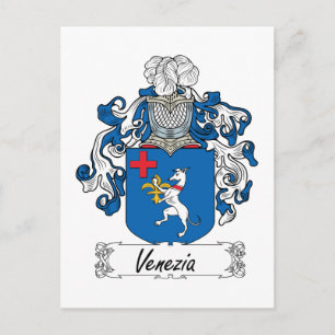 Venezia-Familienwappen Postkarte
