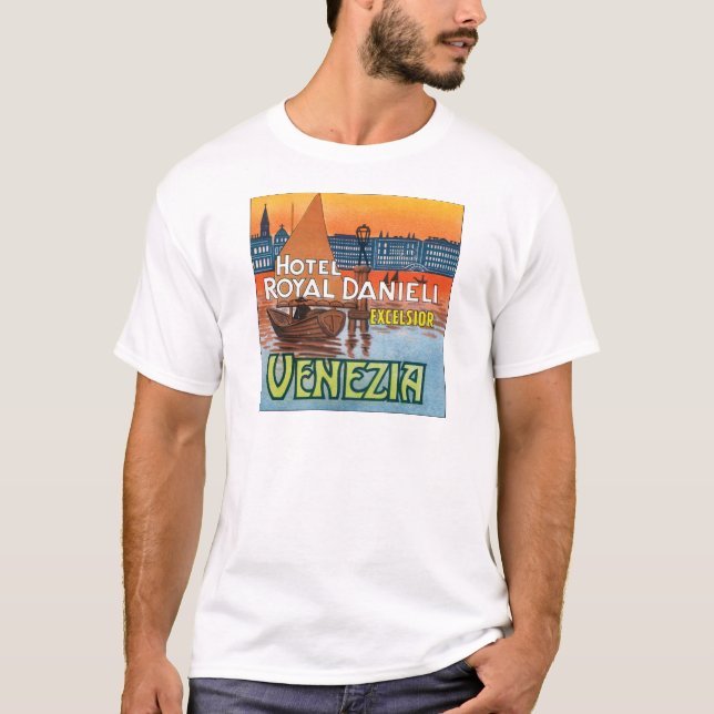 Venezia Hotel königliches Danieli T-Shirt (Vorderseite)